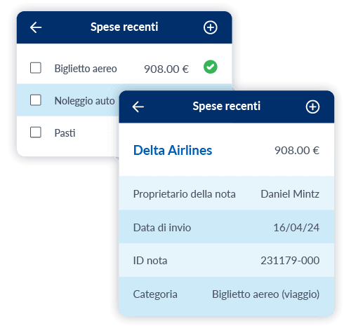 Soluzione di rendicontazione in tempo reale